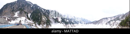 The Kurobe Dam, Tateyama, Japan Stock Photo