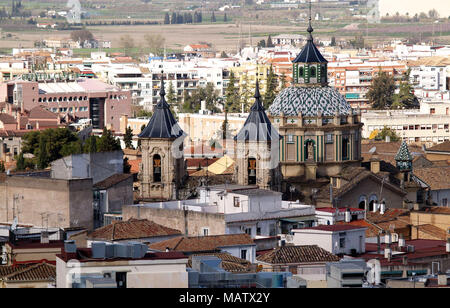 aerial view of Granada monumental, Spain Stock Photo