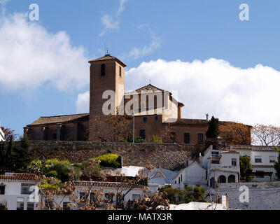 aerial view of Granada monumental, Spain Stock Photo