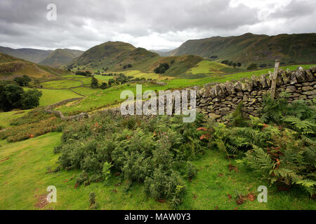 The Martindale valley, Lake District National Park, Cumbria County, England Stock Photo