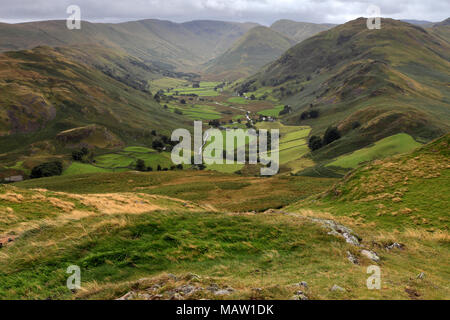 Summer, Martindale Common valley, Lake District National Park, Cumbria County, England, UK. Stock Photo