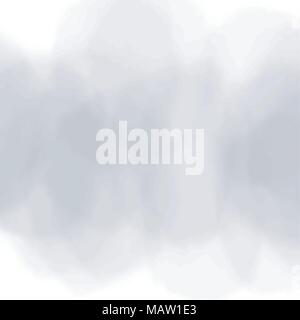 grey watercolor cloudscape background pattern, vector illustration Stock Vector