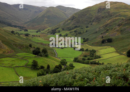 Summer, Martindale Common valley, Lake District National Park, Cumbria County, England, UK. Stock Photo