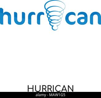 hurrican logo isolated on white background for your web, mobile and app design Stock Vector