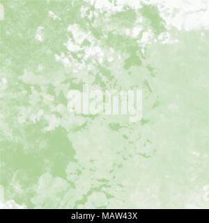 green watercolor splash background pattern, vector illustration Stock Vector
