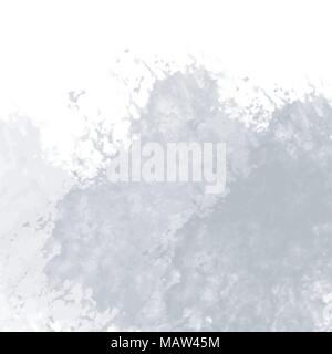 grey watercolor cloudscape pattern, vector illustration Stock Vector