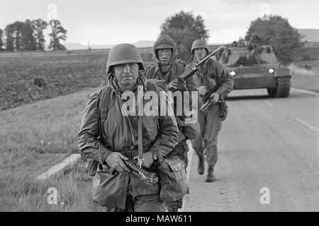 NATO exercises in Germany, Canadian troops (October 1983) Stock Photo