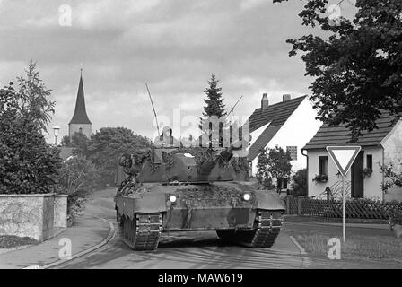 NATO exercises in Germany, Canadian troops (October 1983) Stock Photo