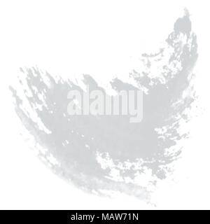 grey watercolor brush stroke pattern, vector illustration Stock Vector
