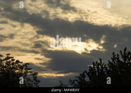 Sunset skies. Abstract nature background. Stock Photo