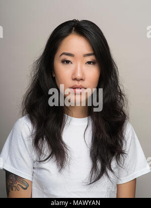 Portrait of a woman. Stock Photo