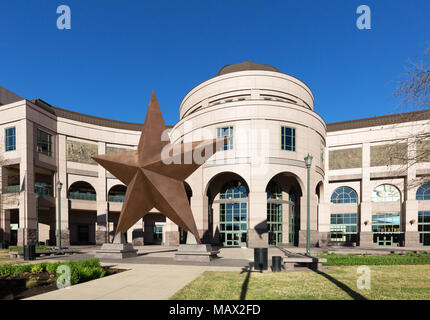 TEXAS Austin Exterior of Bob Bullock Texas State History Museum angled ...