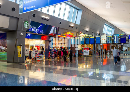 Insde McCarran international airport, Las Vegas, U.S.A. Stock Photo