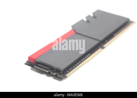 High performance DDR4 computer memory RAM isolated Stock Photo