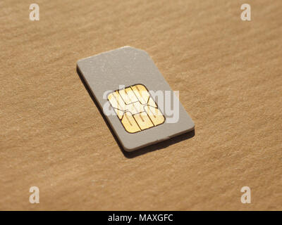 Sim Card Used In Phones Stock Photo - Alamy