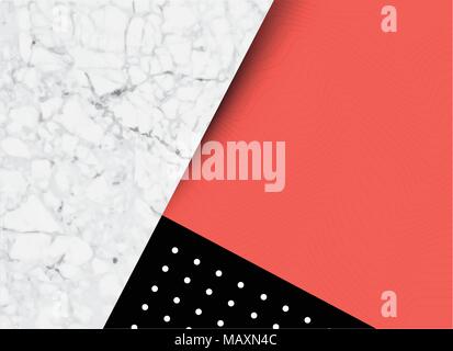 abstract shapes, textures and pattern background with room for text. Vector illustration Stock Vector