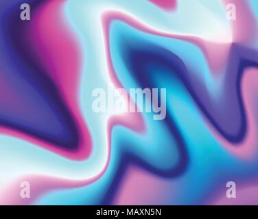 Pink and cyan Iridescent Holographic Foil Vector Pattern texture. Stock Vector