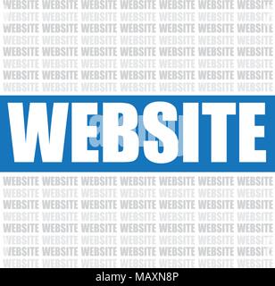 website word cloud, vector background Stock Vector