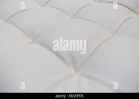 White Leather Upholstery Background Stock Photo