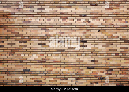Brick wall. New red brick wall, building background Stock Photo