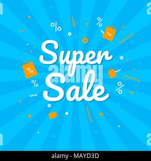 Origami speed box:big sale. special sale. super sale.  Vector abstract geometric origami Stock Vector