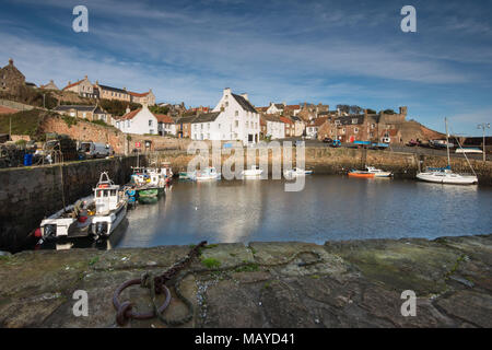 Crail harbour, Fife,Scotland, UK Stock Photo