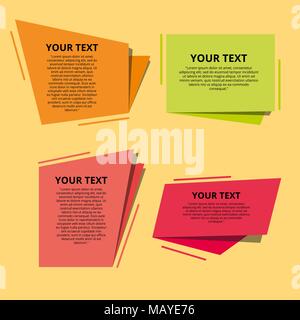 Style text templates speed origami for banner Vector abstract geometric origami Stock Vector