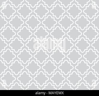 Seamless pattern in islamic style, vector geometric ornament texture or background Stock Vector