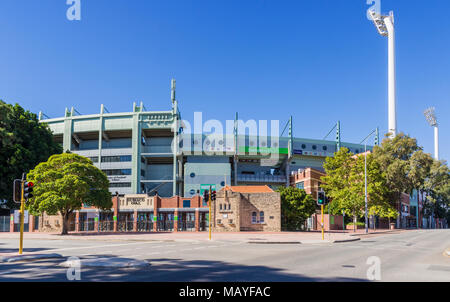 Facade of Subiaco Oval, Subiaco, Perth, Western Australia Stock Photo