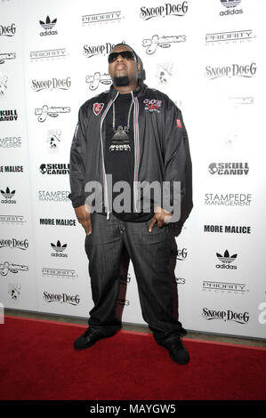 Miami Mike at Snoop Dogg Malice n Wonderland premiere on March 22, 2010 in Los Angeles, California. Stock Photo