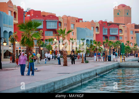 Egypt, Hurghada, Marina Stock Photo