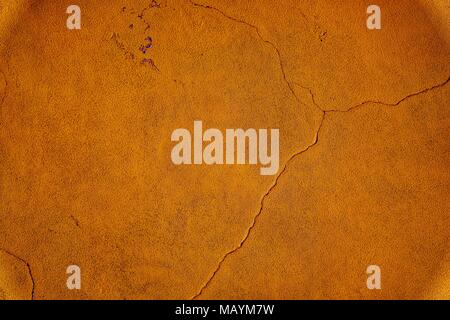 Ultra orange colored Old orange grungy cement texture, grey concrete wall background for web site or mobile devices. Stock Photo