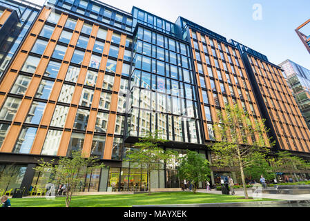 Google UK corporate office, Pancras Square, King's Cross, London, UK Stock Photo