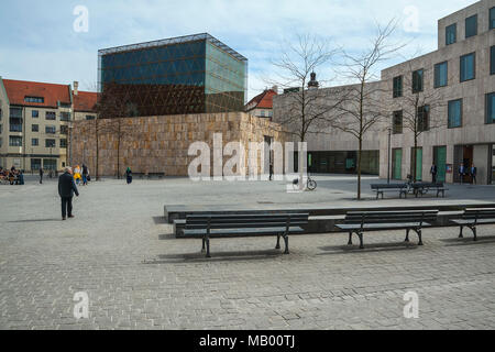 Jewish Center, Synagogue and Jewish Museum am Jakobsplatz, Munich, Bavaria, Germany Stock Photo