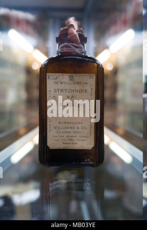 Australian poison bottle with old label Stock Photo - Alamy