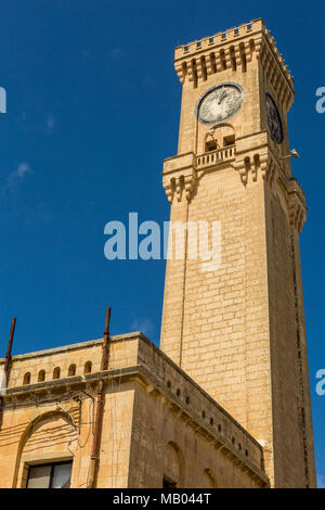 The Mtarfa Clock Tower in Mtarfa, Malta Stock Photo