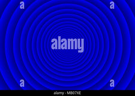 Concentric circle elements pattern, Blue color ring, Circle spin target, Stock Vector