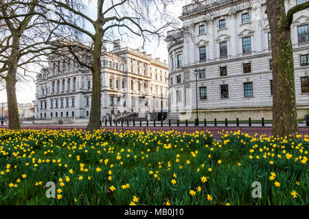 England, London, St.Jame's Park and The Foreign and Commonwealth Office Stock Photo