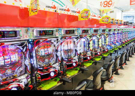 Japan, Honshu, Tokyo, Akihabara, Pachinko Parlour Stock Photo