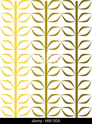 Ornamental geometric, medieval styled symbolic floral pattern Stock Vector