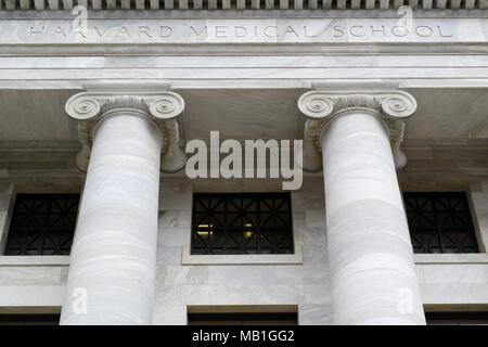 Harvard Medical School entrance, Boston, MA Stock Photo