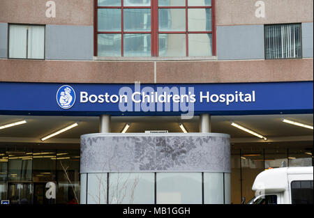 Boston Children's Hospital Stock Photo