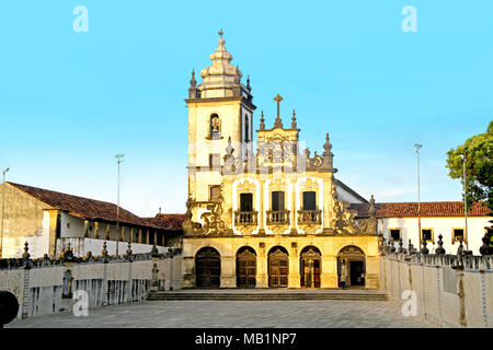 Conjunto Cultural São Francisco formado pelo Convento e a igreja de Santo Antônio, com a capela de São Francisco, 1789 , Historic Center, João Pessoa, Stock Photo