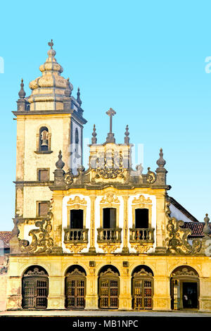 Conjunto Cultural São Francisco formado pelo Convento e a igreja de Santo Antônio, com a capela de São Francisco, 1789 , Historic Center, João Pessoa, Stock Photo