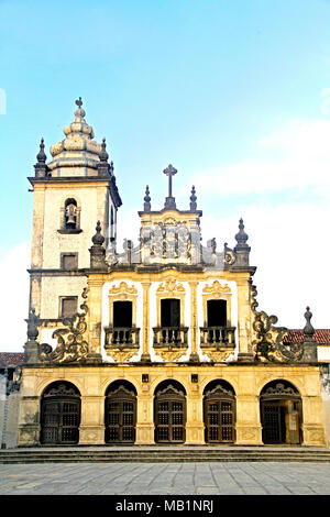 Conjunto Cultural São Francisco formado pelo Convento e a igreja de Santo Antônio, com a capela de São Francisco, 1789 , Historic Center, João Pessoa, Stock Photo