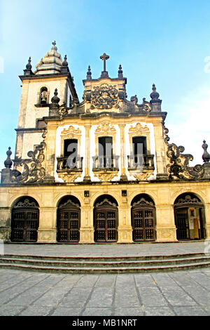 Conjunto Cultural São Francisco formado pelo Convento e a igreja de Santo Antônio, com a capela de São Francisco, 1789 , Historic Center, João Pessoa, Stock Photo