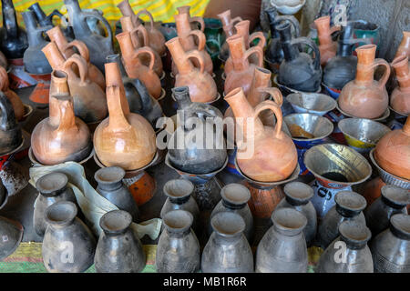 ethiopian clay coffee pot