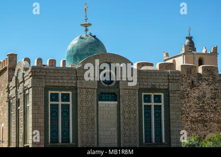 Chapel of the Tablet in Aksum, Ethiopia Stock Photo