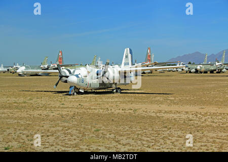 Ghost Rider Bomber Plane in Pima Air and Space Museum Stock Photo