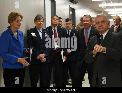 Sen. Jack Reed, D-Rhode Island, and his wife Julia Hart emerge from the ...